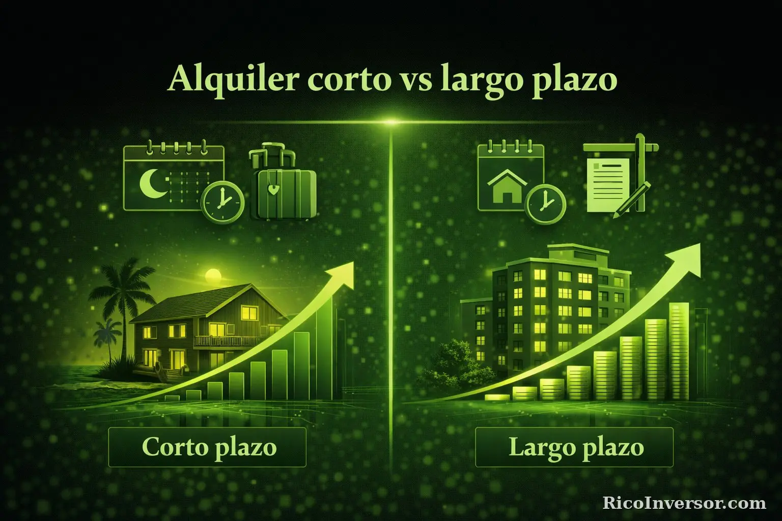 Alquiler a corto plazo vs largo plazo — los números reales que nadie te enseña