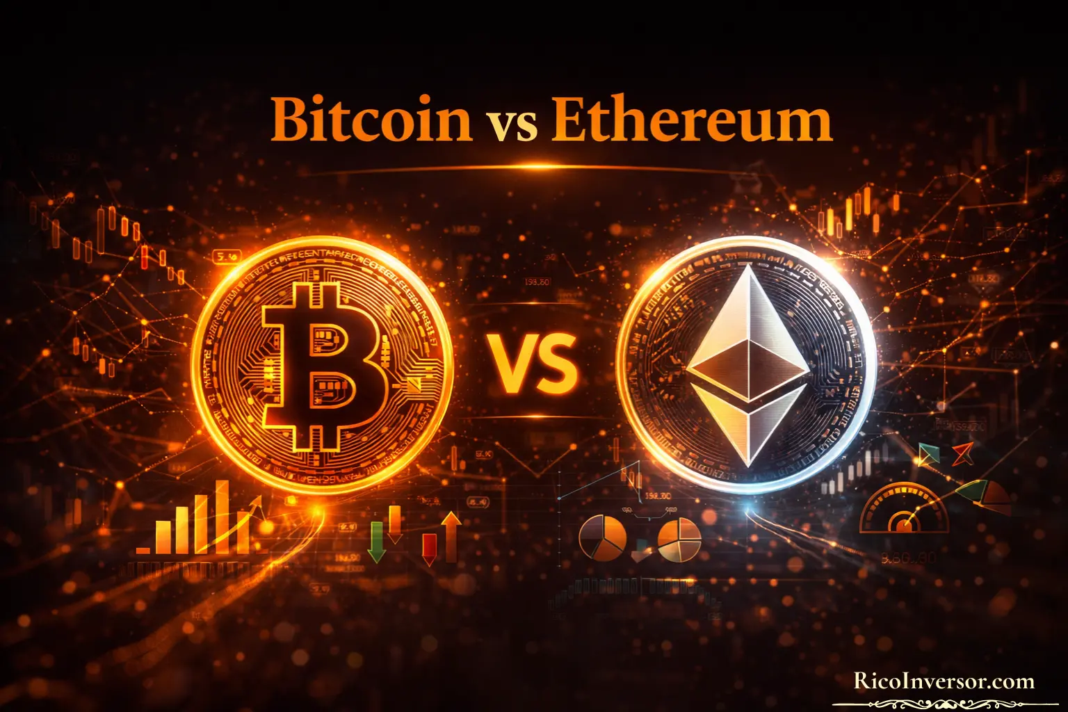 Bitcoin vs Ethereum — diferencias reales, usos distintos y cuál encaja en tu cartera
