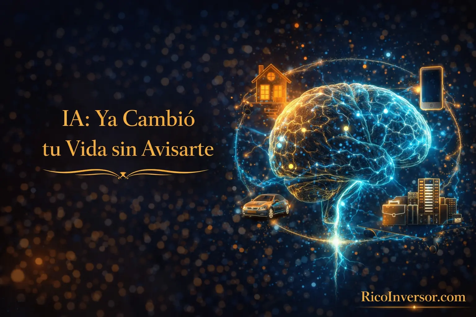 Inteligencia artificial en la vida cotidiana — cómo la IA ya está cambiando todo sin que lo notes