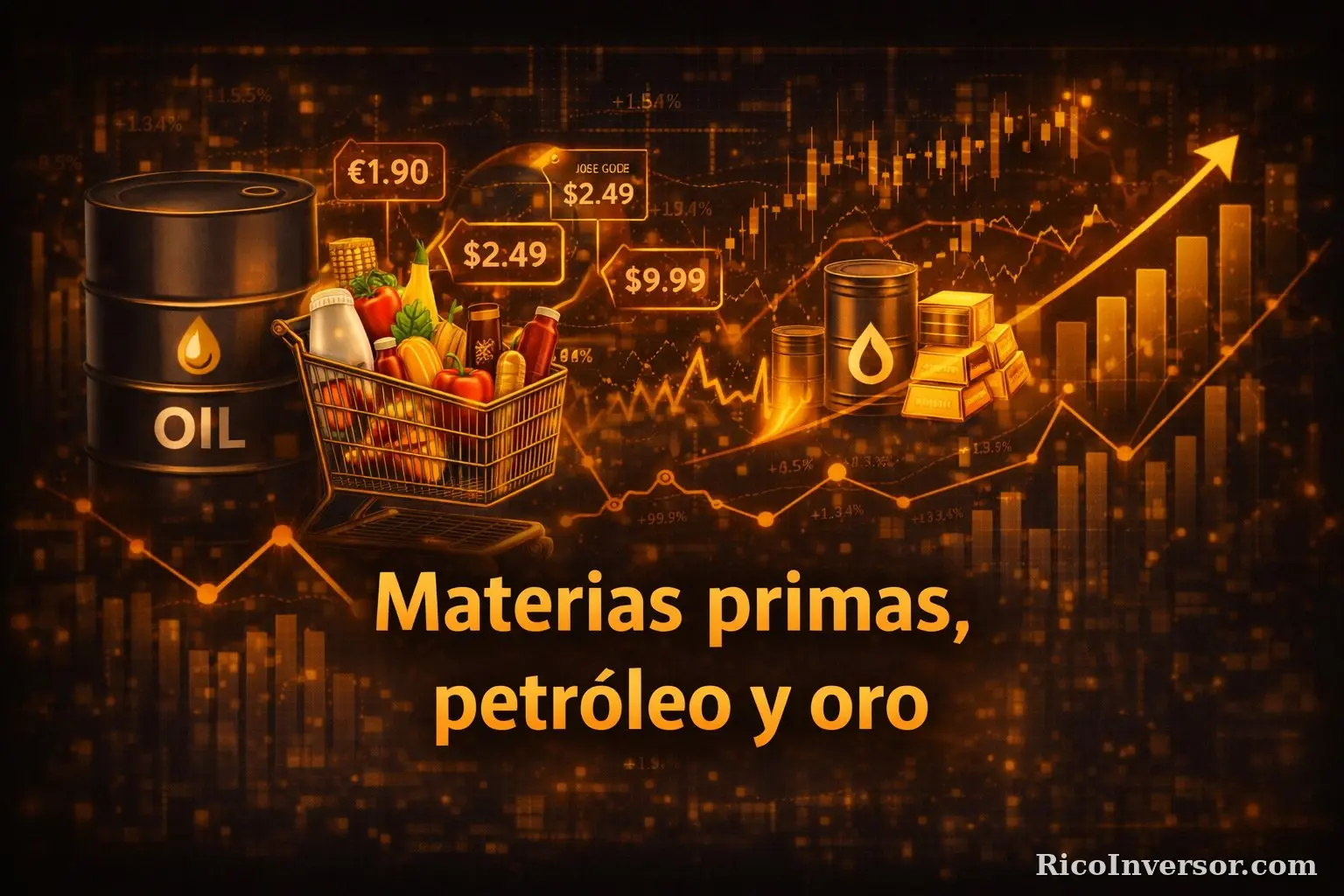 Materias primas, petróleo y oro — cómo lo que pasa en Arabia afecta tu factura de la luz