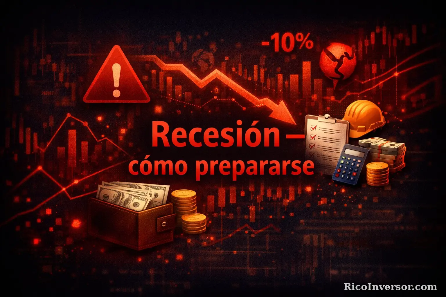 Recesión económica — cómo reconocerla antes de que te golpee y prepararse